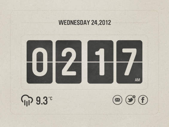 Calendar Concept by Tomas Gajar